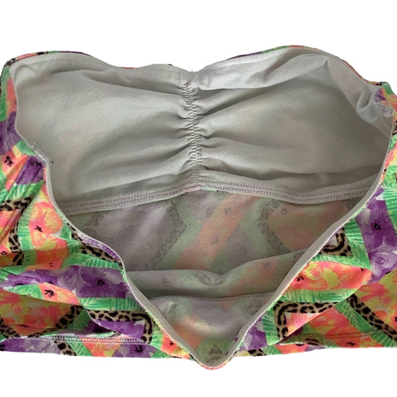 PINK Victoria's Secret Woman Size M Florescent Festival Rave Pullover Bandeau - Picture 4 of 7